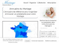 Annuaire des prestataires du mariage en France
