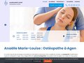 Détails : Osteopathe-marielouise.fr: soins ostéopathe nourrisson, enfants, adultes...